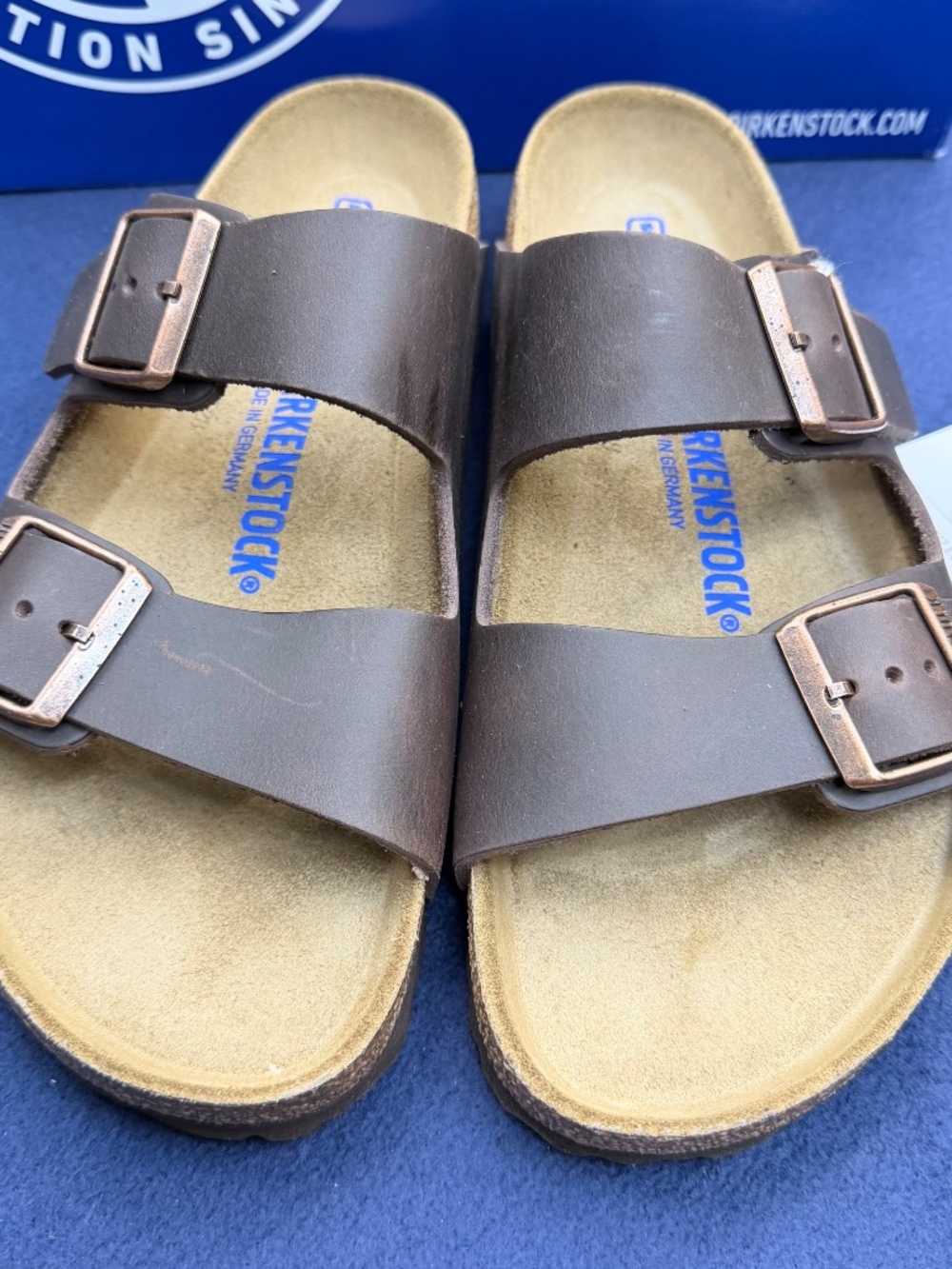 Birkenstock Arizona BS Soft Footbed Sandals – Habana Oiled Leather, Size 8 women - Picture 2 of 7